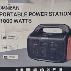 Omnibar 1000 Watt Ac DC Portable Battery Bank 