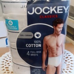 Men's Jockey 4 Pack.      (Size 38)