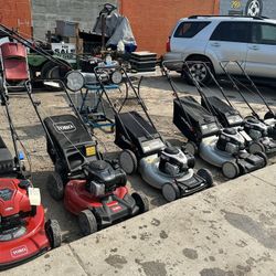 Toro, Troy Bilt , Murry, Honda , Briggs Lawnmowers 