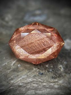 Peachy Oregon Sunstone With Schiller