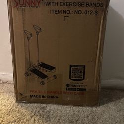 Mini Stepper With Exercise Bands 