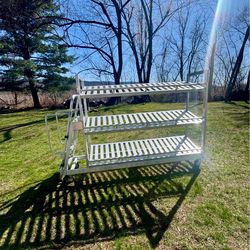 Uline Aluminum Stock Picker Cart - Extra Long 84" x 24"