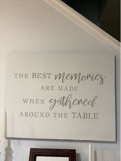 Huge decor sign