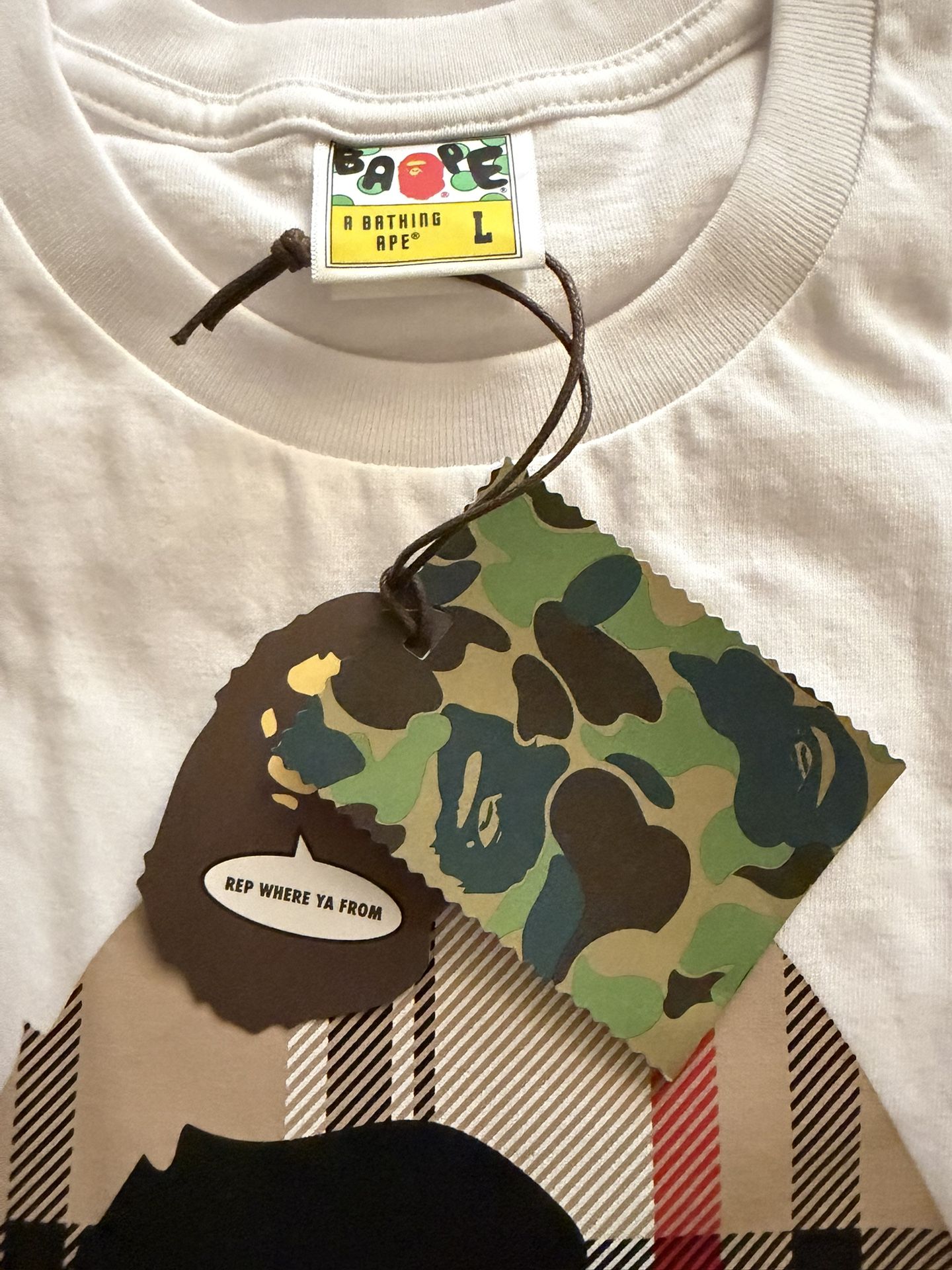 Bape/burberry Tshirt
