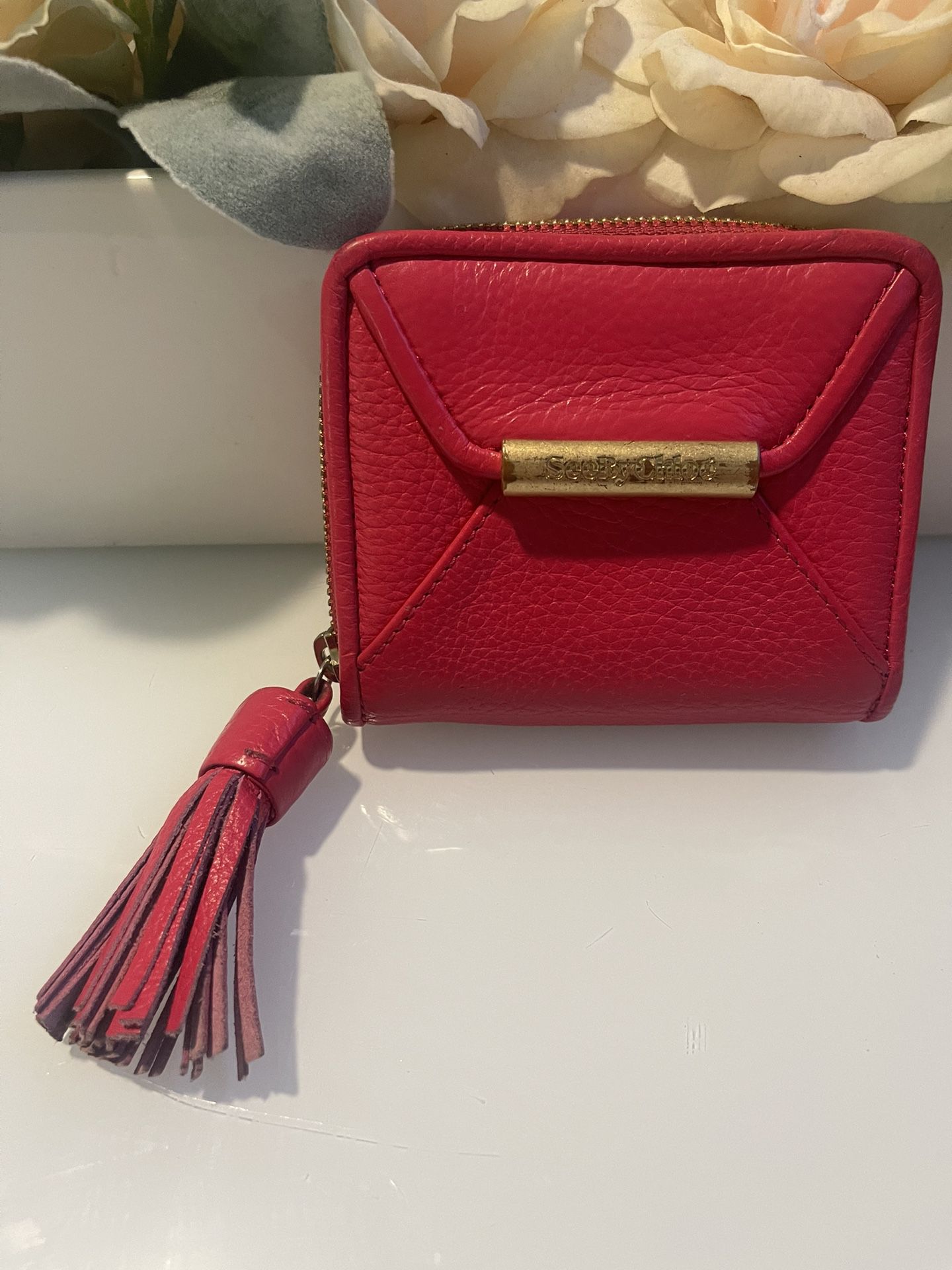 See By Chloe Wallet With Zipper And Tassel Pull