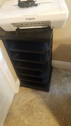 Black Oak wood Corner book shelf ***I'm selling different stuff(moving out)