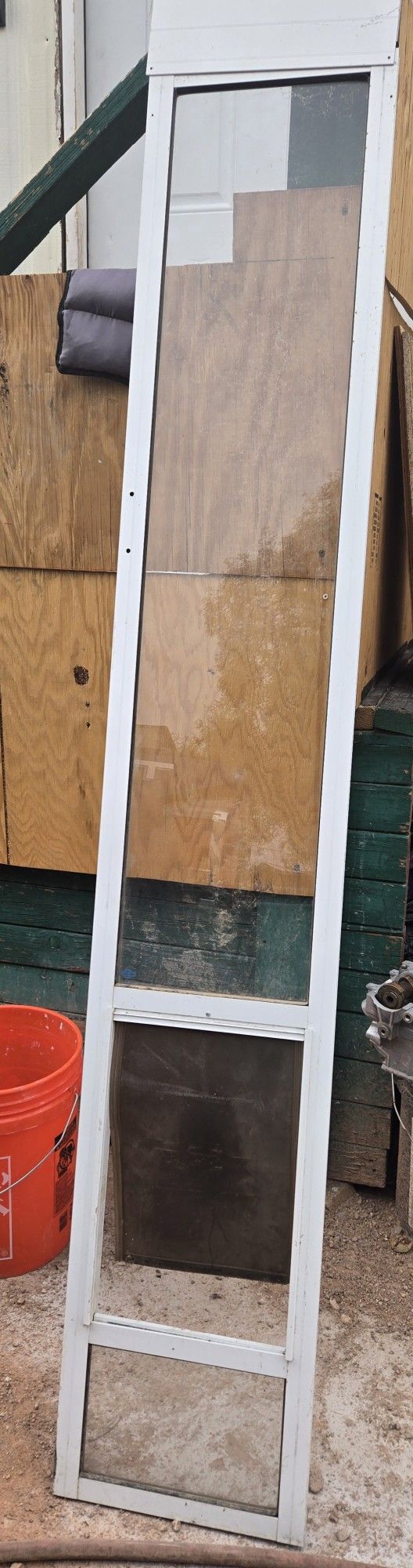Dog Door for Sliding Door 80"×10"×15 1/4