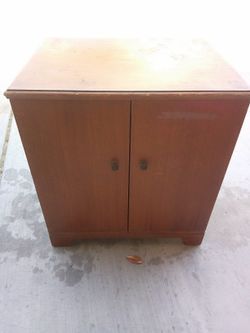 Antique Record Cabinet