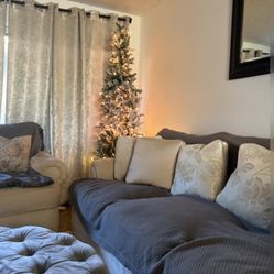 Couch And Oversized Chair 