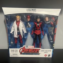 Marvel Legends Hank Pym Giant Man & Wasp 2 Pack Sealed New Avengers Exclusive