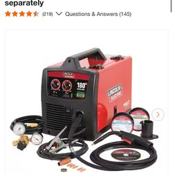 Brand New Lincoln Electric Weld-Pak 180 Amp MIG Flux-Core Wire Feed Welder, 230V