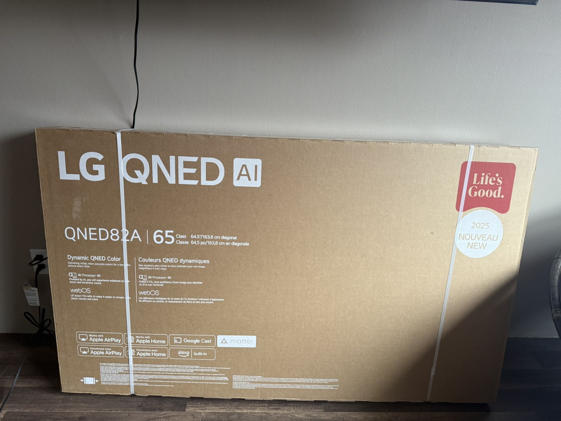 Brand New LG QNED Ai 65” TV