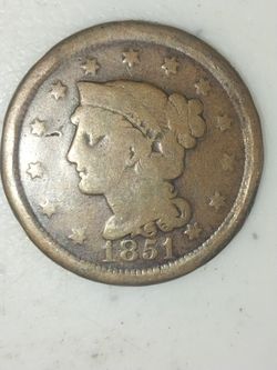 1851 Large Cent