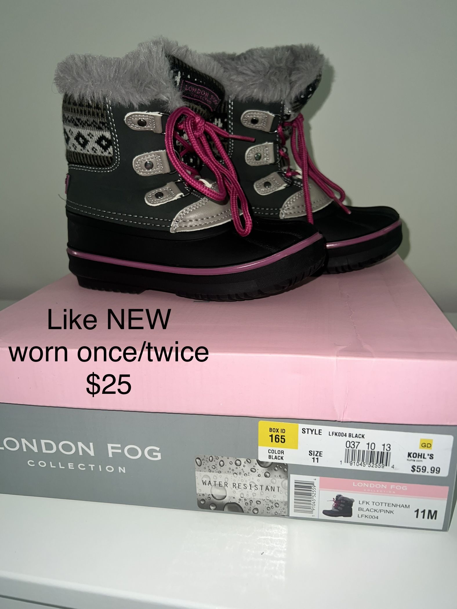 London Fog Kids snow boots