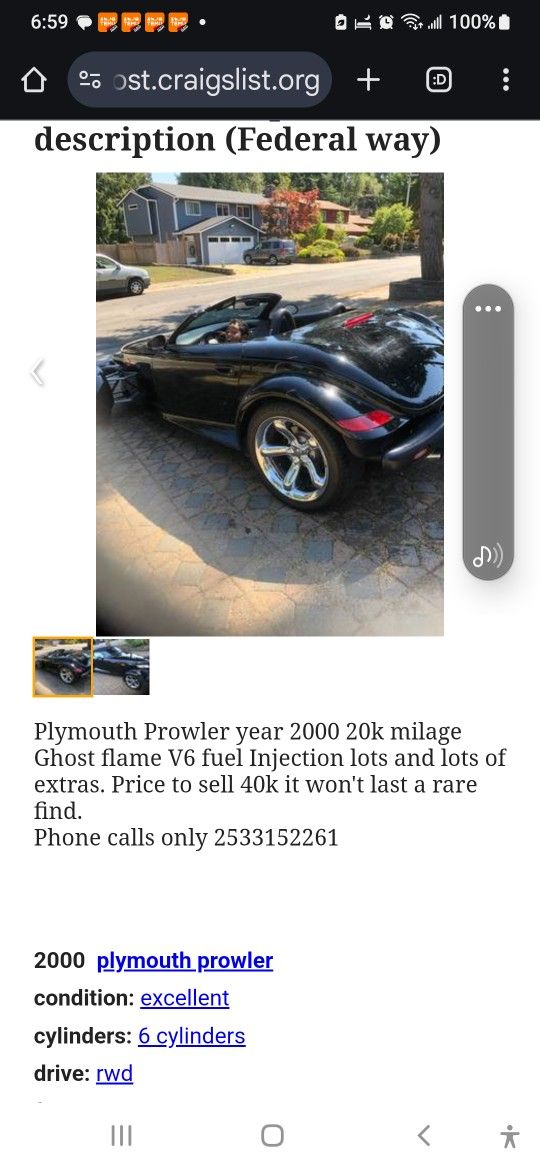 2000 Plymouth PROWLER