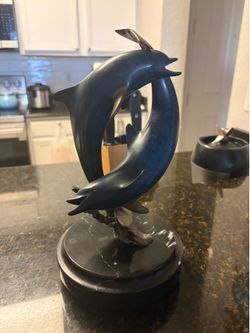 Dolphin sculpture