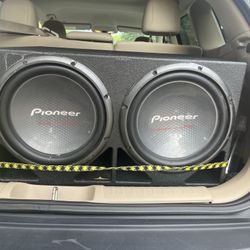 Pioneer Champion Series Pro 2 12” Subwoofers With Diablo4500D Amp
