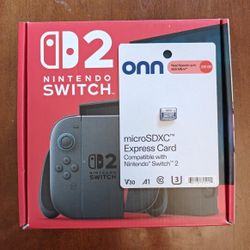 Nintendo Switch 2 Console With 256GB MicroSD Card