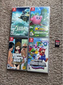 5 Nintendo Switch Game Bundle