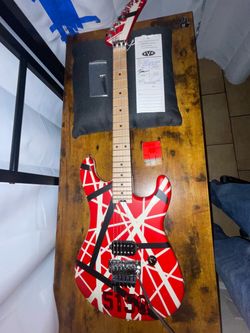 Evh 5150 striped series guitar with papers or authentici