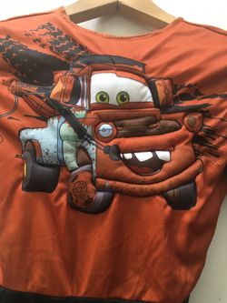 Halloween Cars suit, size 7-8 includes helmet