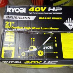 40 V HP Gas Like Performance Lawn Mower Cordless