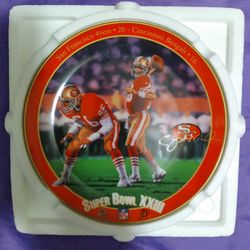 Joe Montana New  Super Bowl Collective Plate 