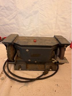 Working Bench Grinder – Grinding Wheel & Wire Brush – Tested & Runs