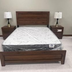 Queen Bedroom Set Wood. Ask For Price 