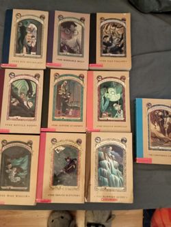 Lemony Snicket's A Series Of Unfortunate Events Books 1-10 Used