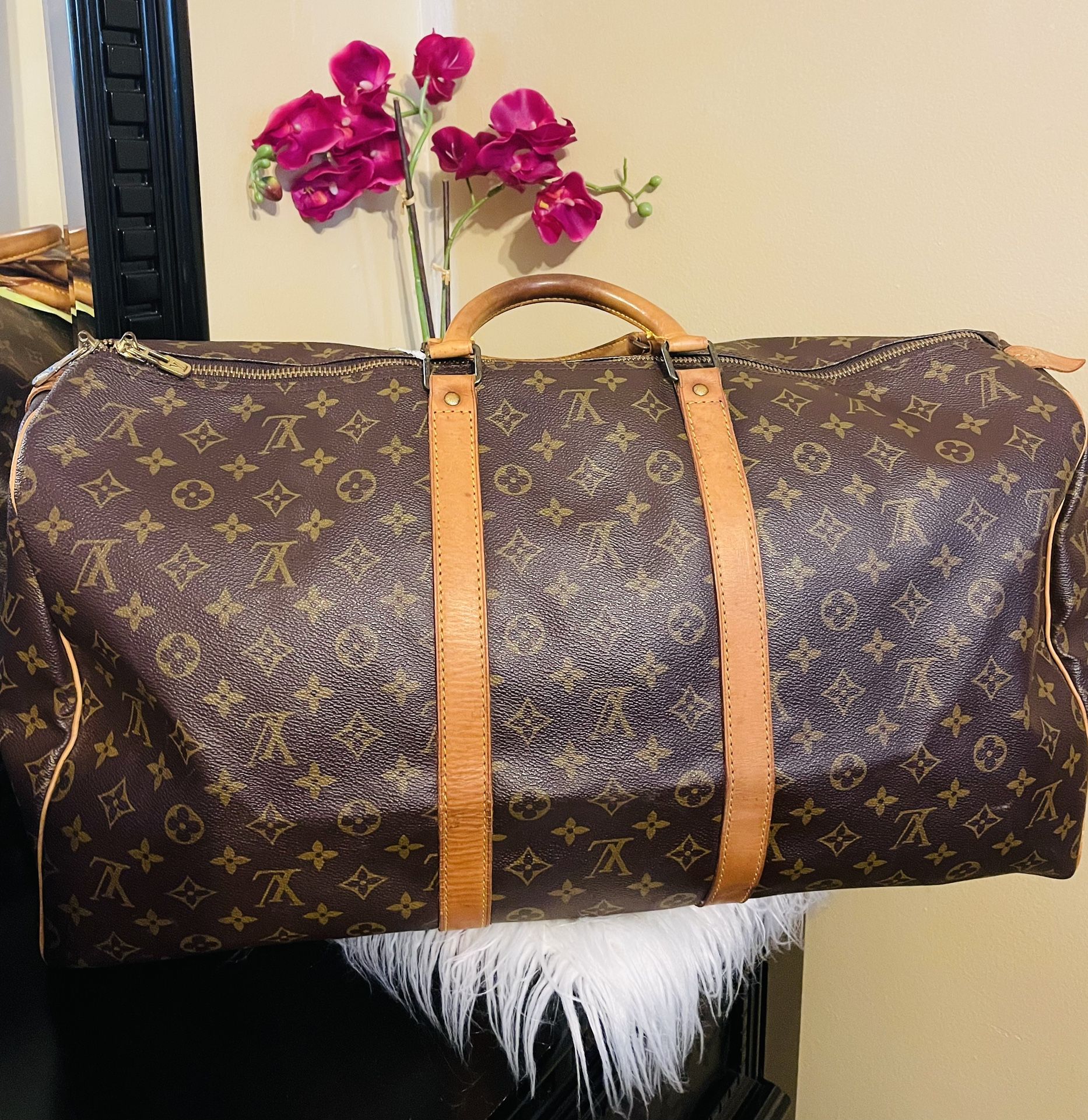 Louis Vuitton Boston Keepall Bag 55”