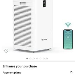 Large Room Air Purifier, With 2 PCS H13 True HEPA,3000 Sq.Ft Coverage,24dB For Bedroom, Removal To 0.1 Microns,PM2.5 Monitor,Pet Allergies、Smoke、Dust,