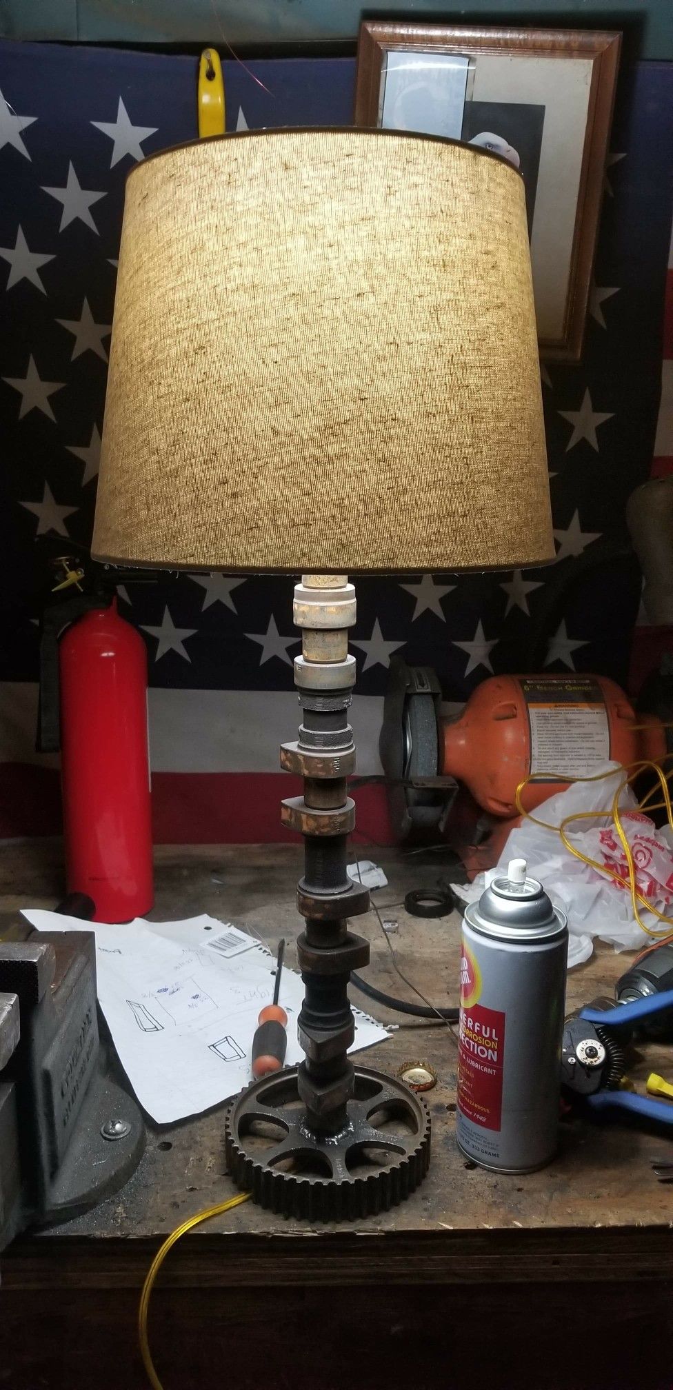 Camshaft lamp