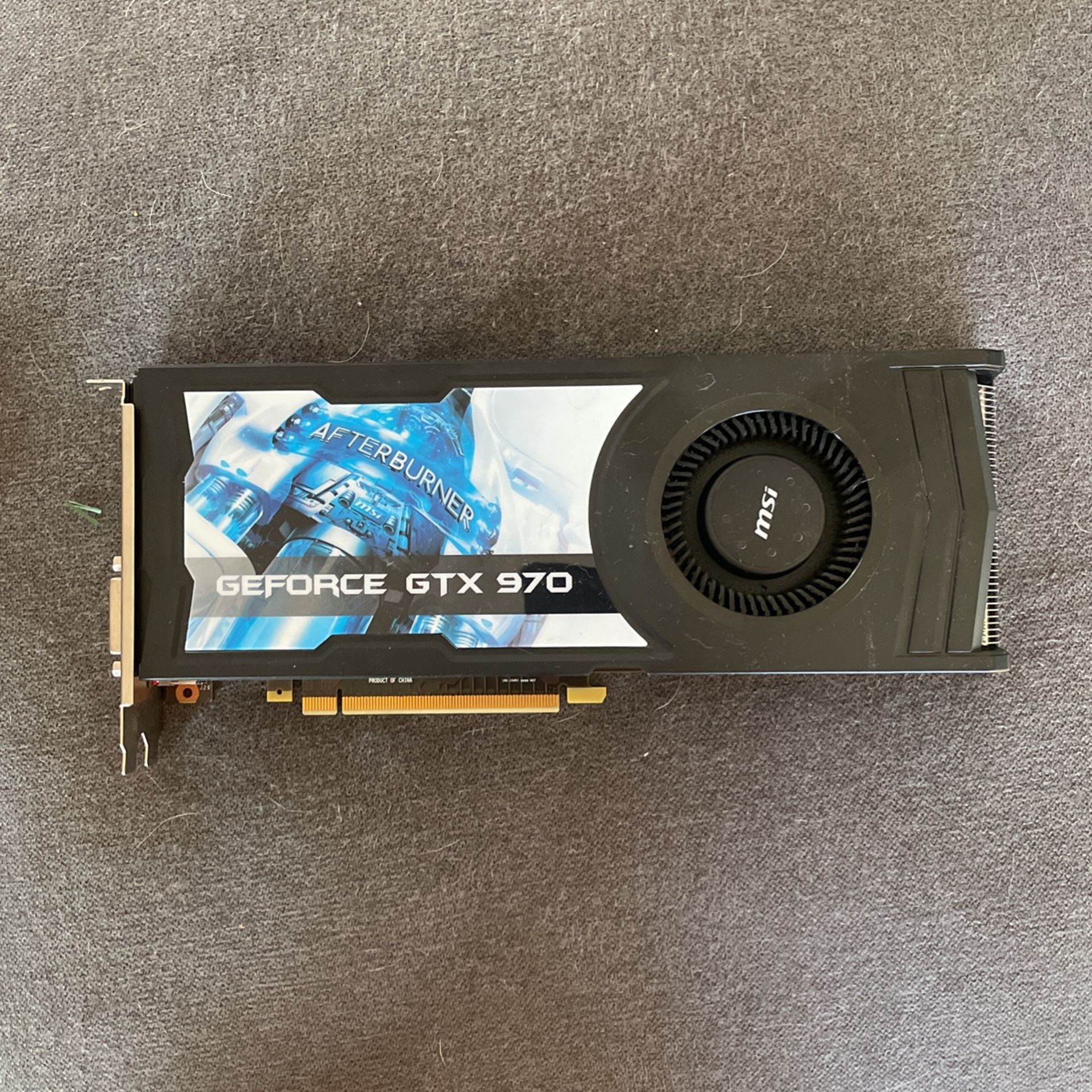 Nvidia GeForce Gtx 970 MSI Afterburner