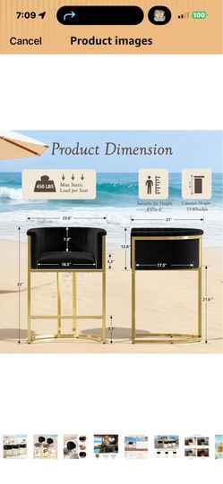 Counter bar stools
