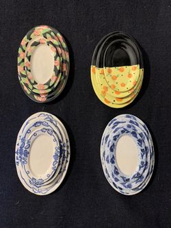 BRAND NEW Four Sets Of Four Miniature Ceramic Plates