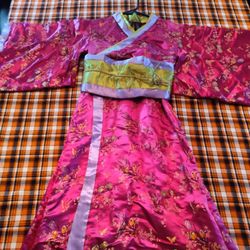 Geisha Girl Robe Halloween Costume 