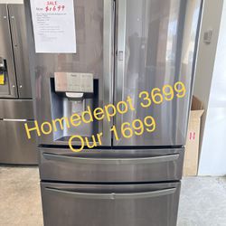 LG 30cu Ft Full-Convert Drawer Refrigerator 