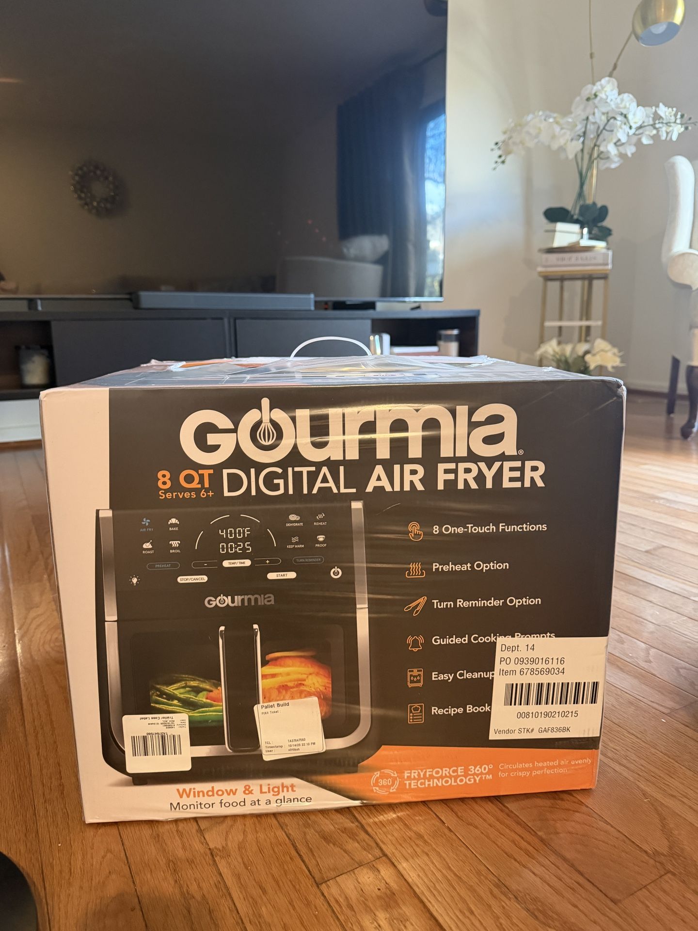 Gourmia 8-Quart Air Fryer