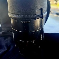 Sony 500mm Reflex Lens