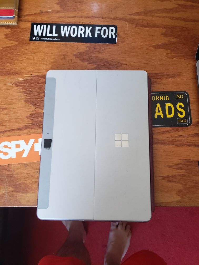 Microsoft surface go with keyboard and pen