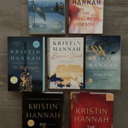 Kristin Hannah Books The Things We Do For Love Home Front Summer Island  The Nightingale  Firefly Lane The Four Winds The Women