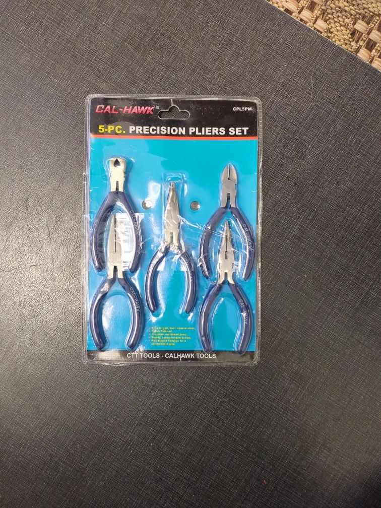 5pc Mini 4-1/2 To 5"  Pliers 