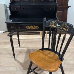 Vintage Desk And Chair 