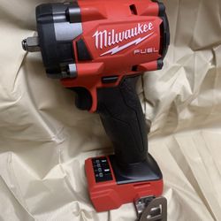 Milwaukee M18 FUEL GEN-3 18V Lithium-Ion Brushless Cordless 3/8 in. Compact Impact Wrench with Friction Ring (Tool-Only)