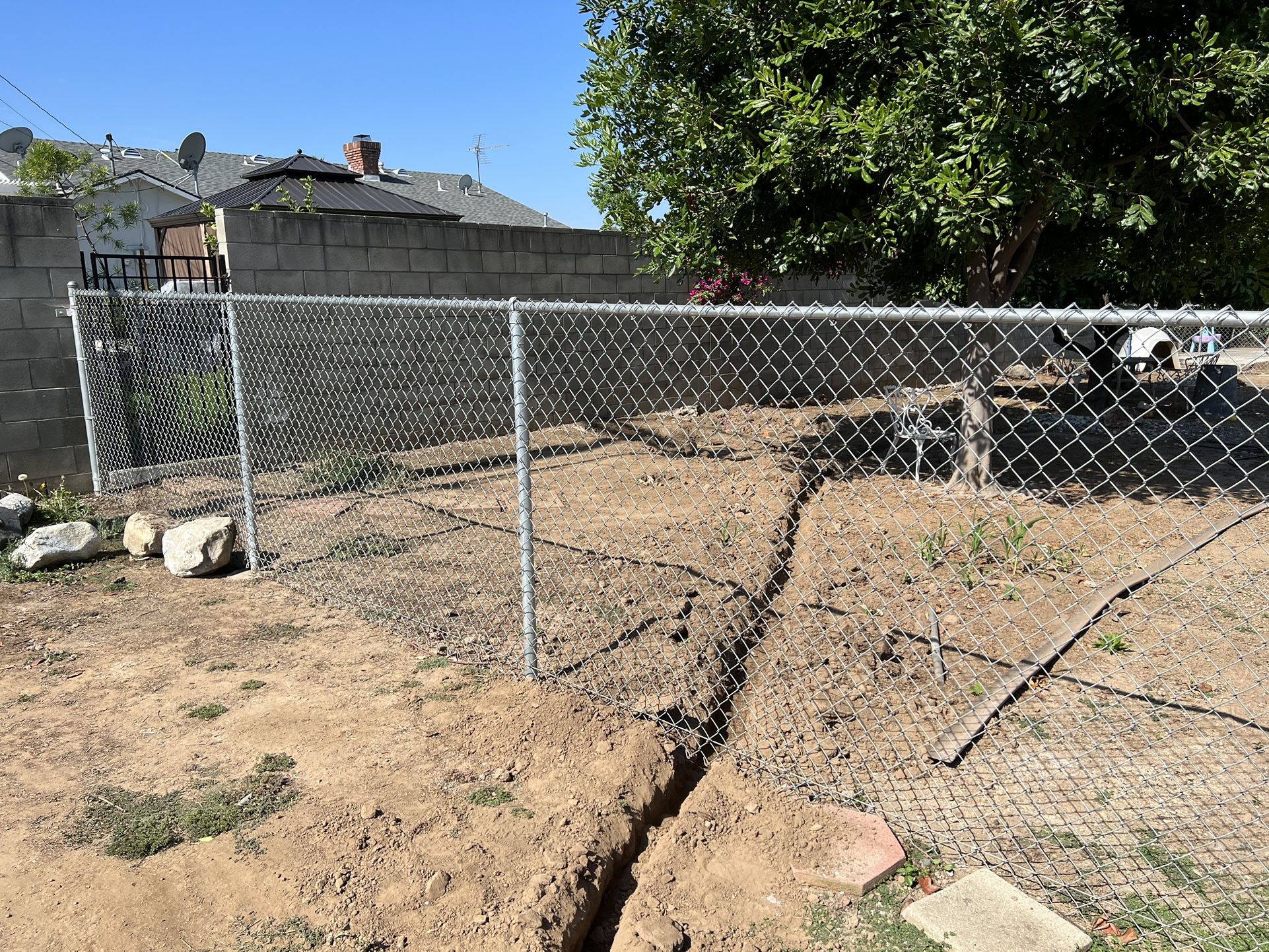 Barely Used Chainlink Fence (5 Ft High, 50 Ft Wide)