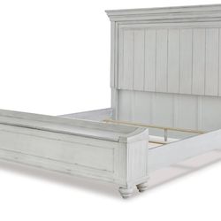King Bed Frame - Ashley Furniture Kanwyn Bed with Storage Bench
