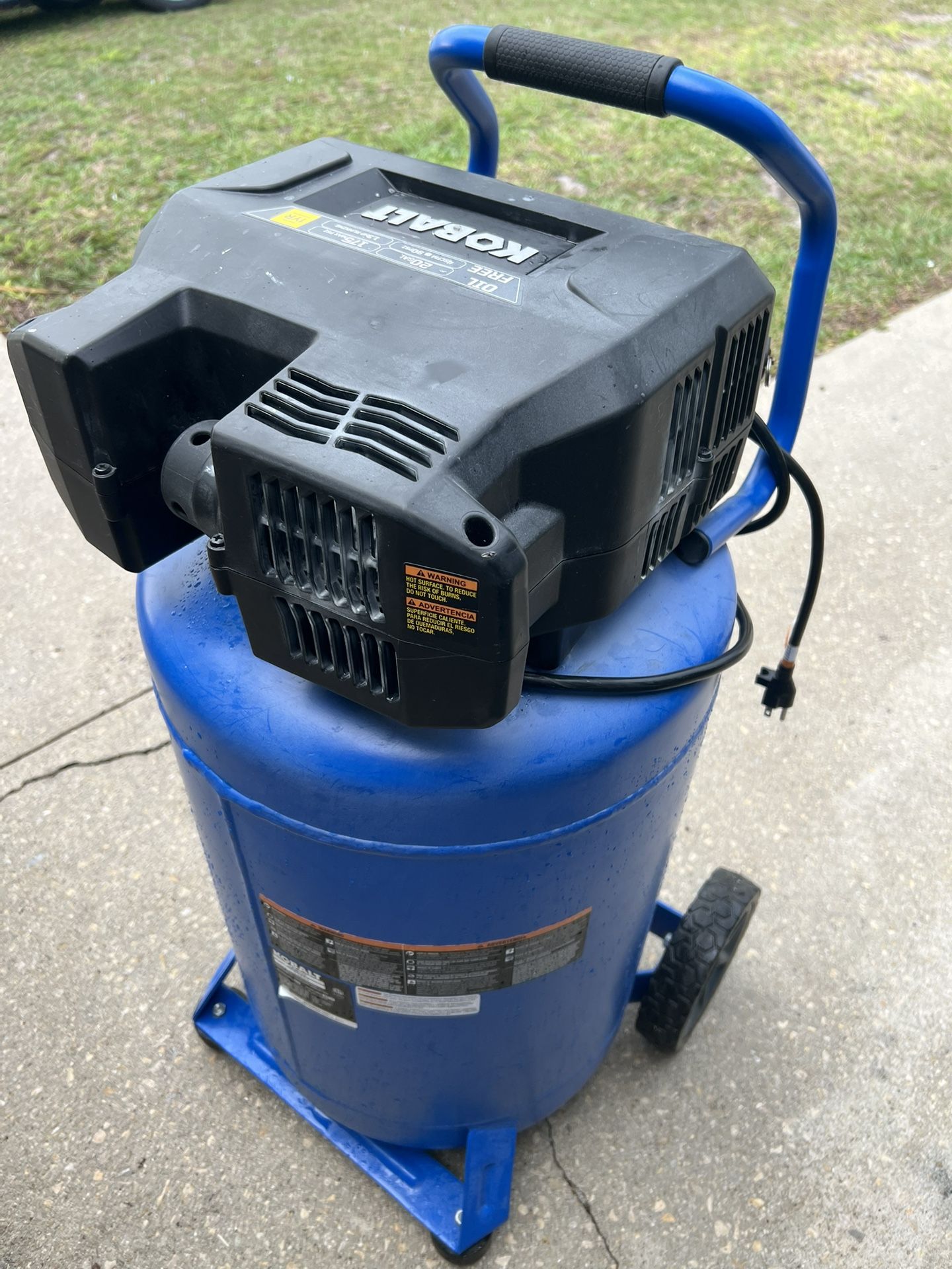 Kobalt Air Compressor 20 Pounds Like New