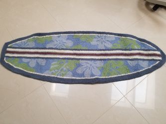 Wool surfboard rug