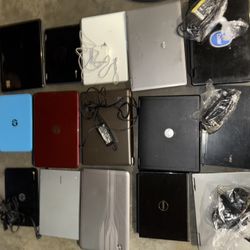 Take All 15 Laptops , Turned On , Pls Read Descriptions 